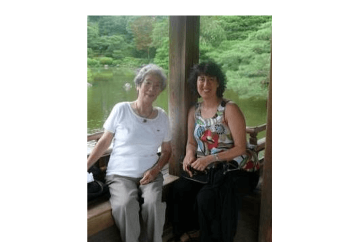 Rochelle Kopp and Etsuko Kanai in Kyoto