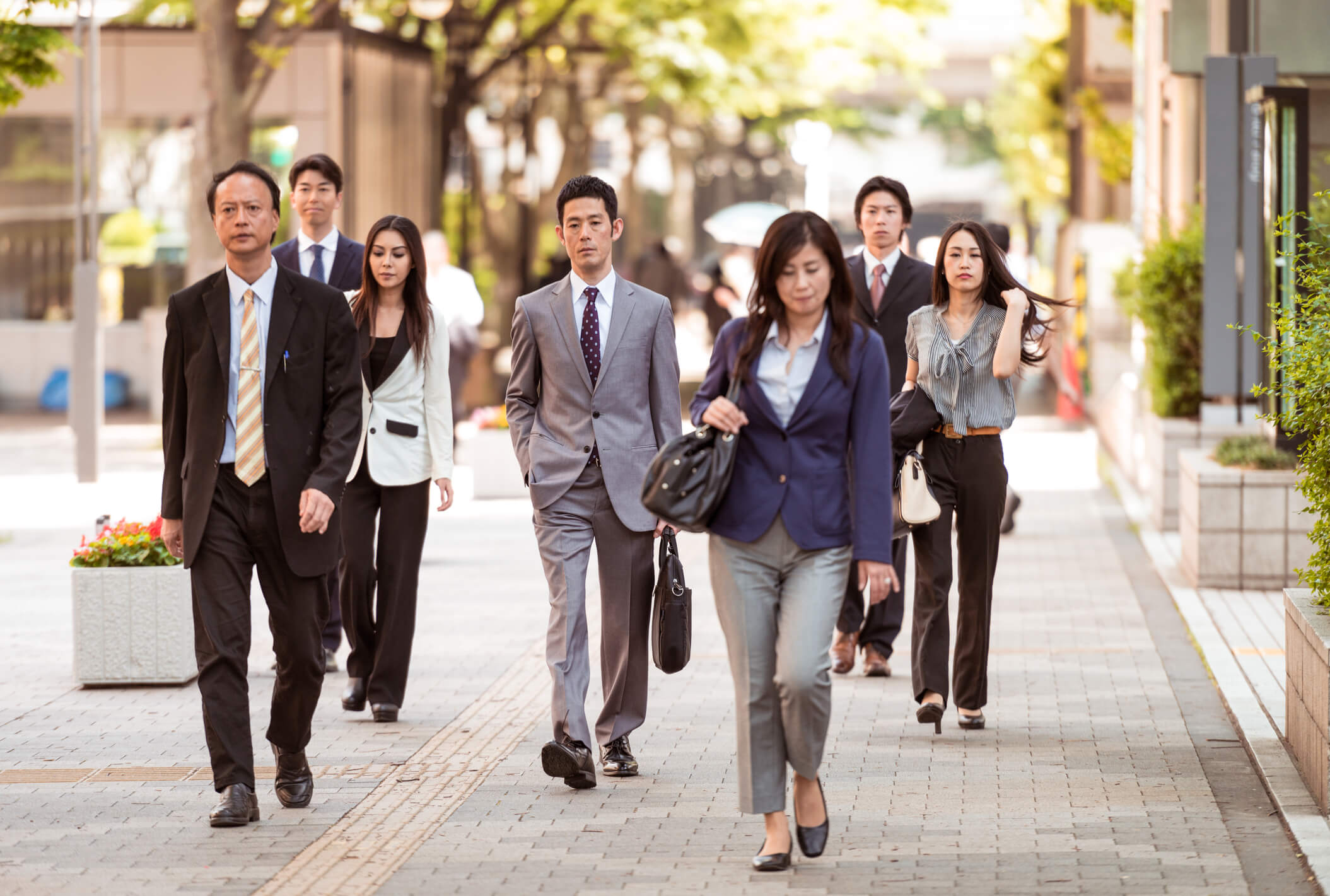 disengaged Japanese workers