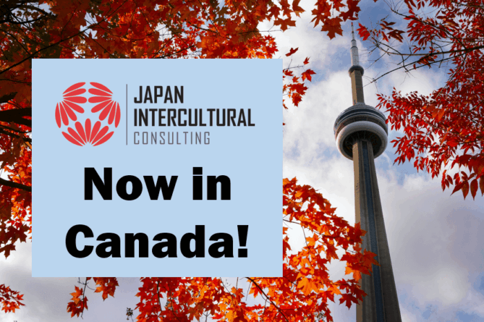 Japan Intercultural Consulting Canada Branch announcement