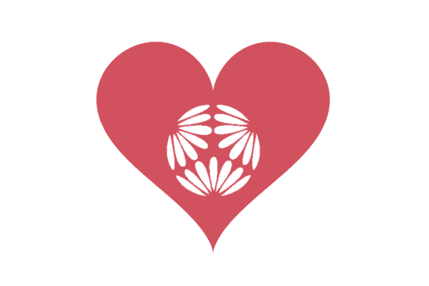 Japan Intercultural Consulting logo in Valentine's red heart